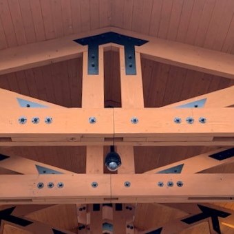 wooden beams